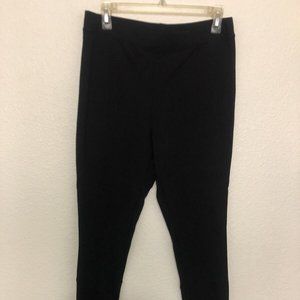 Express Womens Black Career Pull On Stretch Dress Pants Size 10R (32x28)